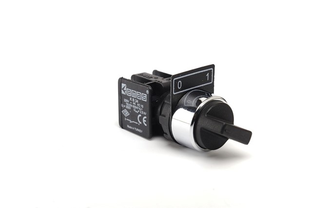 KB Series Plastic 1NO (0-I) 60° Selector Stay Put 22 mm Control Unit